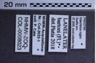 Etiketten zu Lanelater bartoni (NHMW-ZOO-COL-0008023)